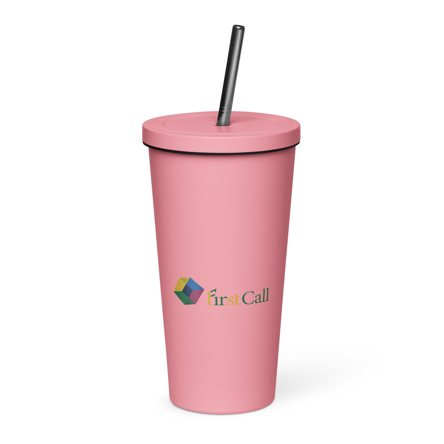 Insulated Tumbler with a Straw