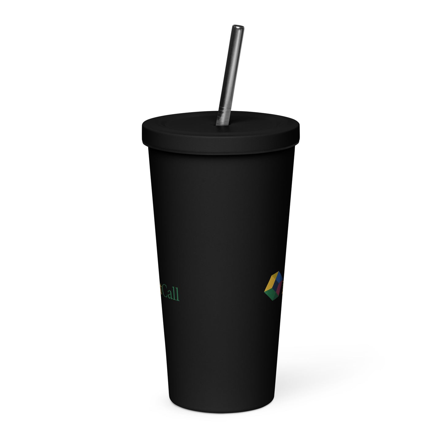 Insulated Tumbler with a Straw