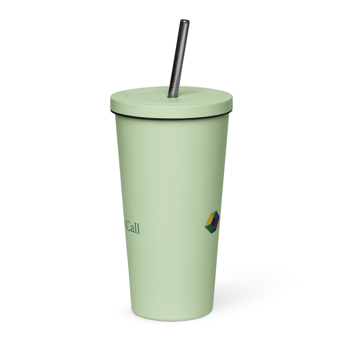 Insulated Tumbler with a Straw