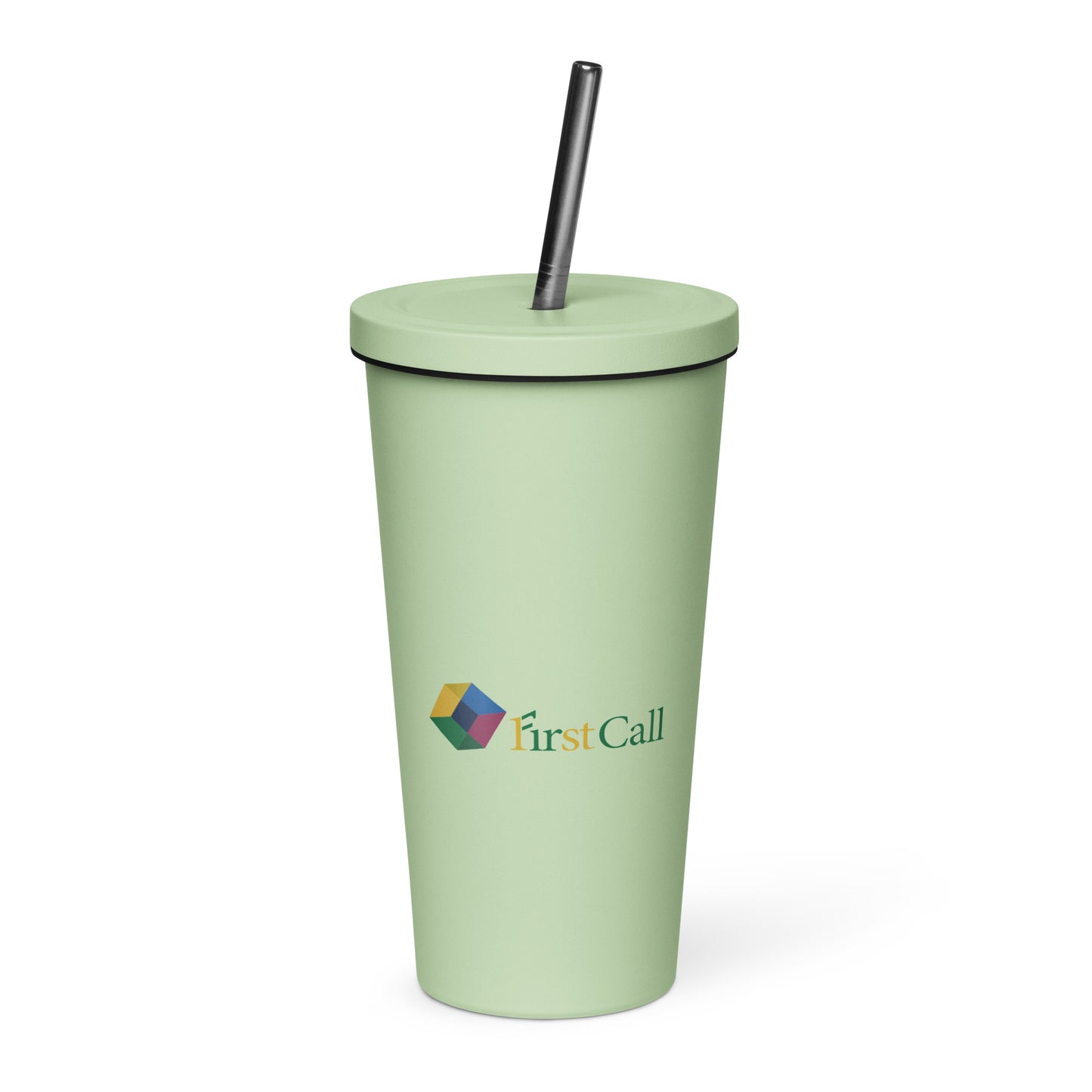 Insulated Tumbler with a Straw