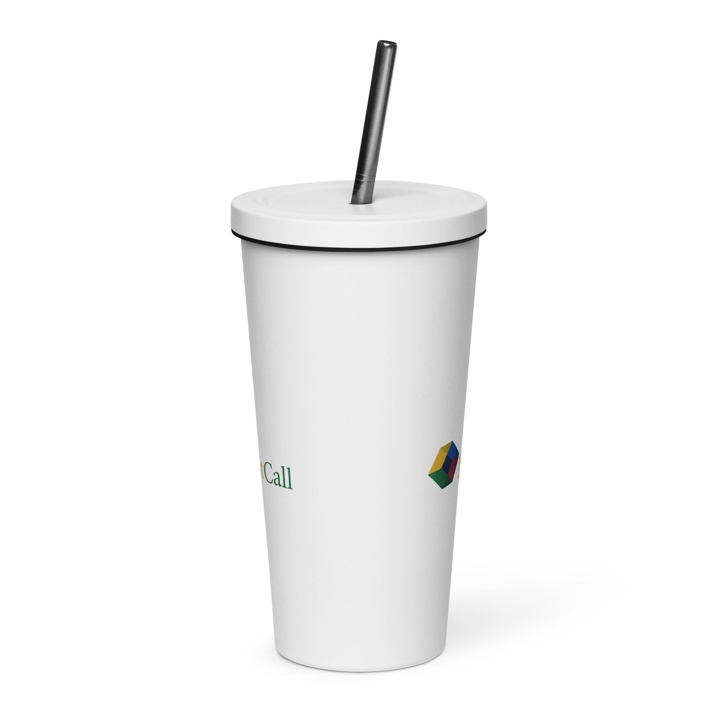 Insulated Tumbler with a Straw