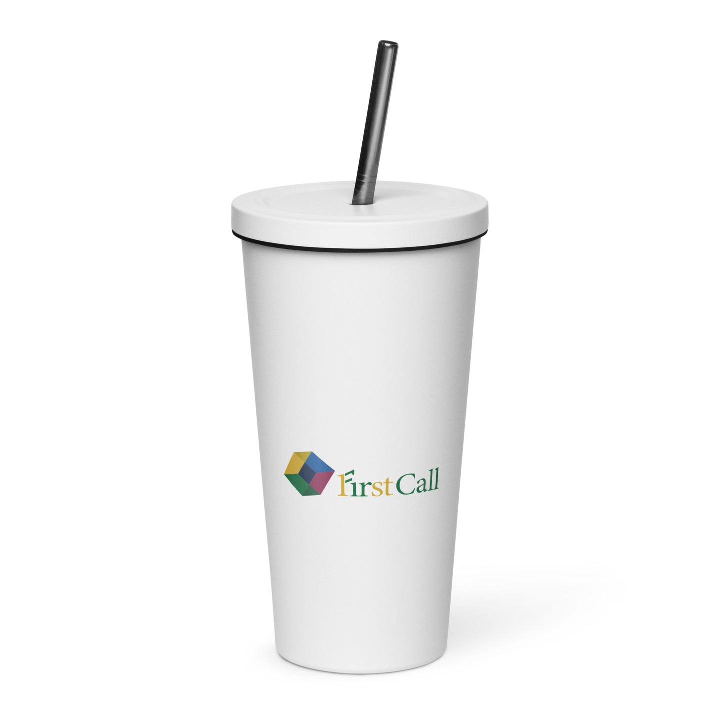 Insulated Tumbler with a Straw